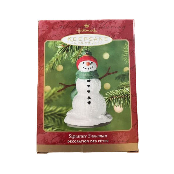 2000 Signature Snowman Hallmark Ornament (Snowmen) QXC4524