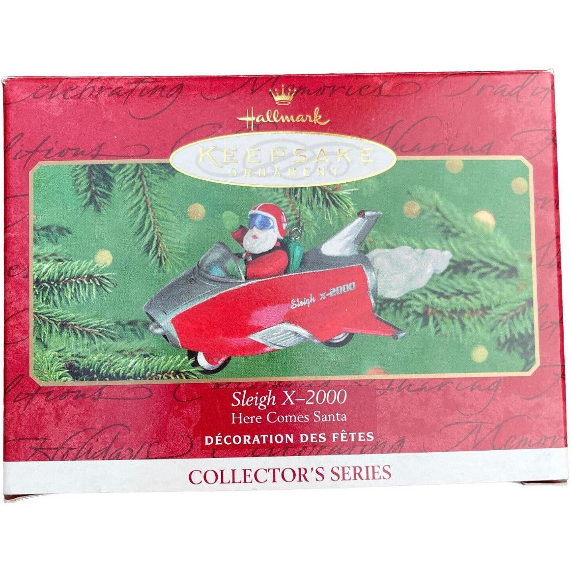 2000 Sleigh X-2000 Hallmark Ornament (Here Comes Santa) QX6824