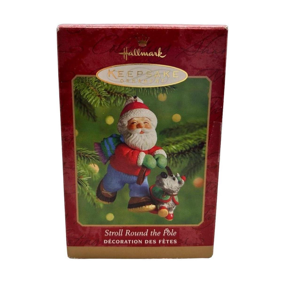 2000 Stroll Round the Pole Hallmark Ornament (Santa Claus) QX8164