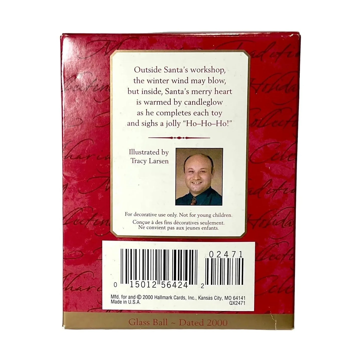 2000 Warmed by Candleglow Hallmark Ornament (Ball) QX2471