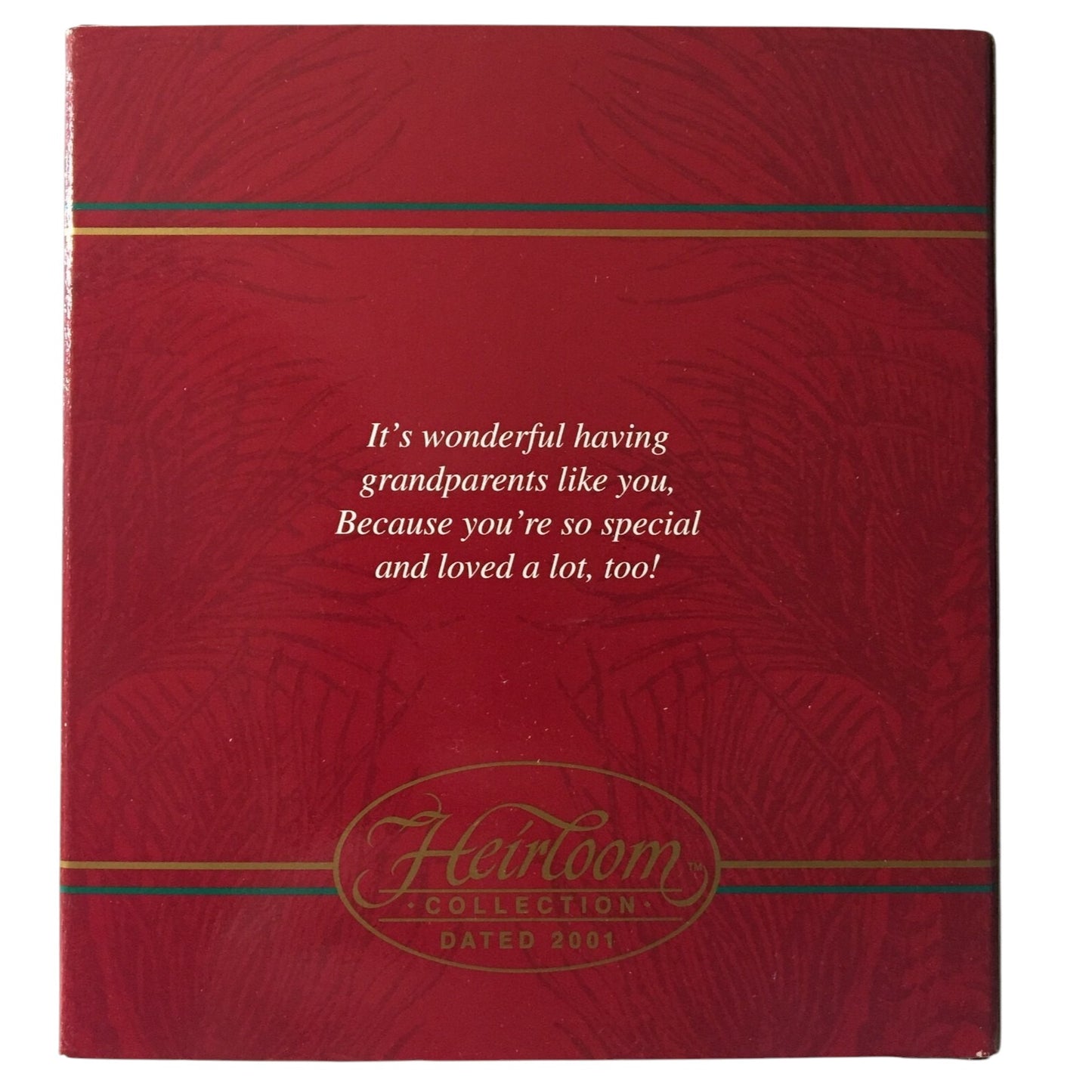 2001 GrandParents Carlton Cards Ornaments (Snowmen) CXOR-043E