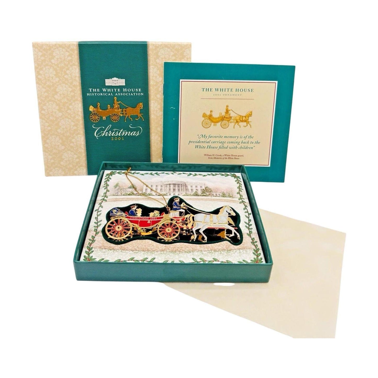 2001 Ornament Honors Johnson Family Horse-Drawn Carriage