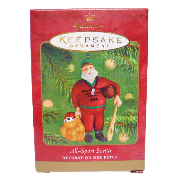 2001 All-Sport Santa Hallmark Ornament (Santa Claus) QX8332