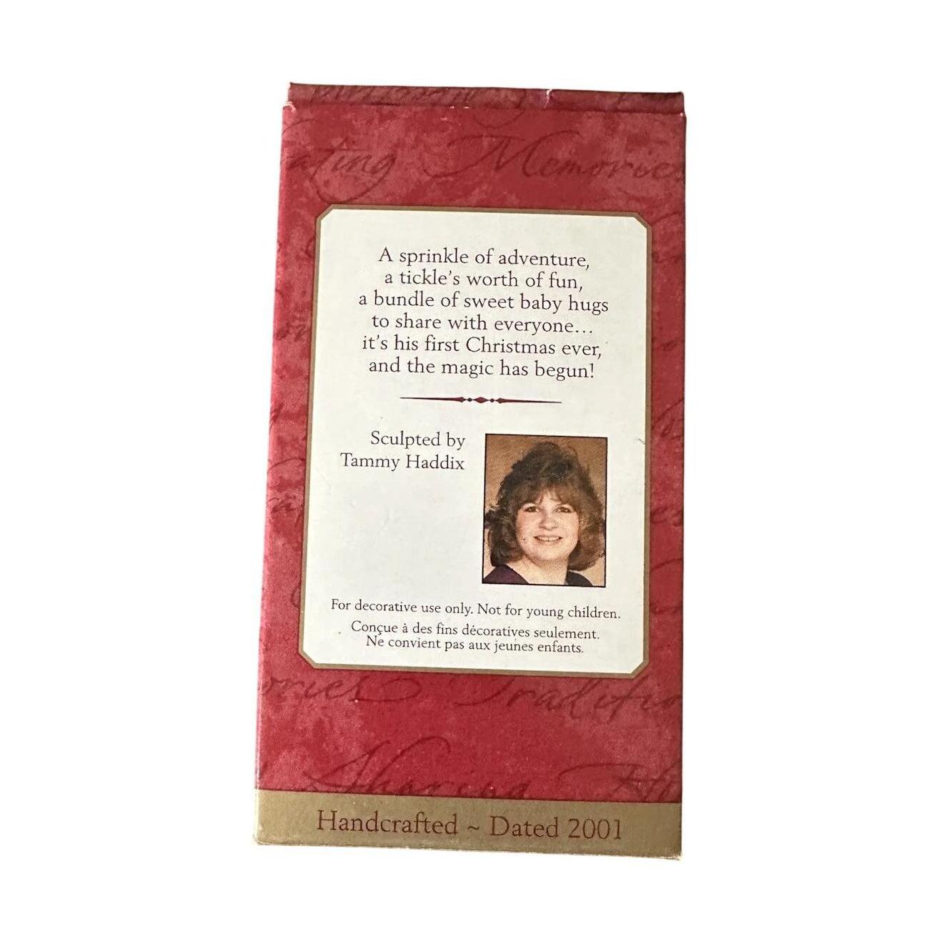 2001 Baby Boy's First Christmas Hallmark Ornament (Baby's First Christmas) QX8365
