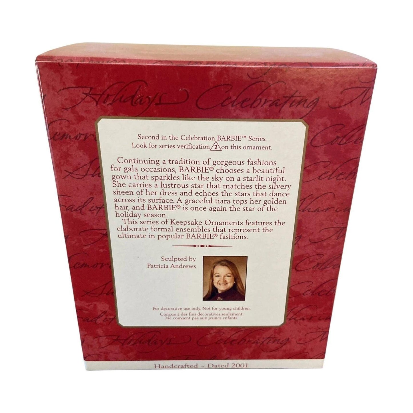 2001 Celebration Barbie Hallmark Ornament (Celebration Barbie) QXI5202