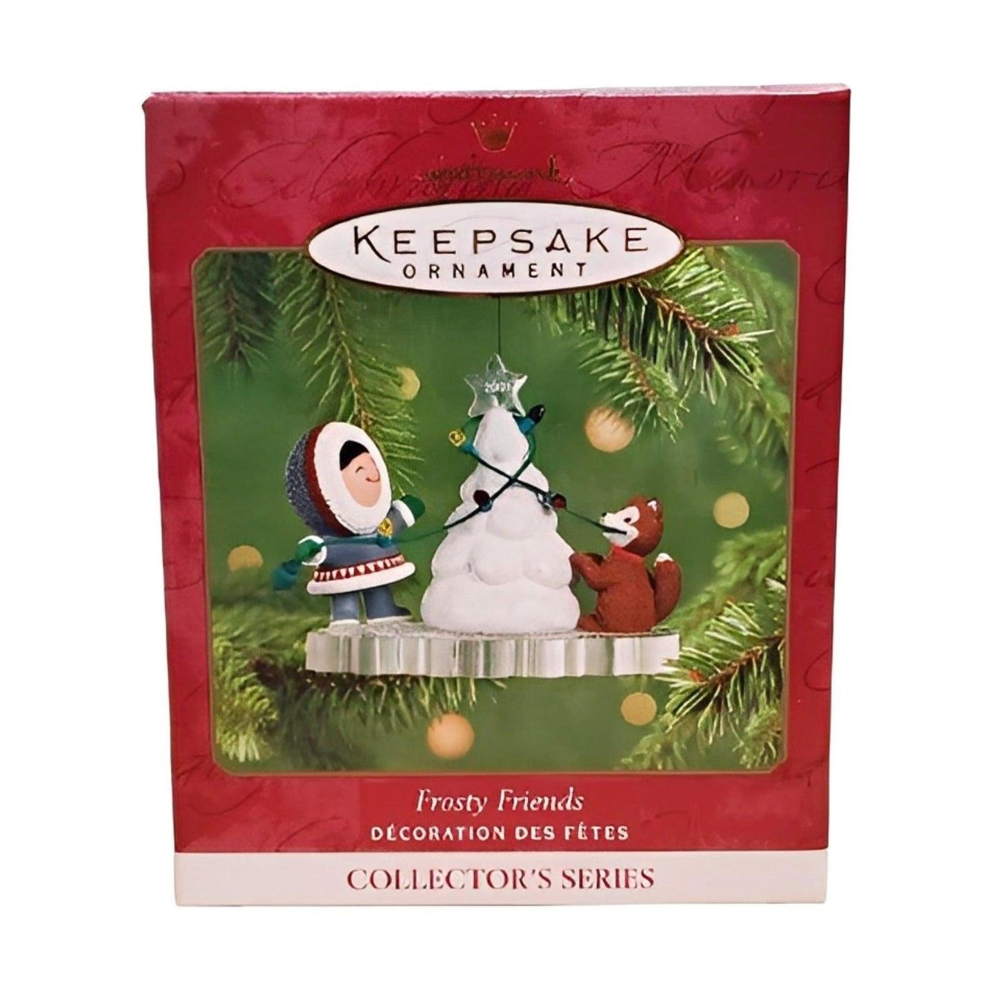 2001 Christmas Tree Hallmark Ornament (Frosty Friends) QX8012