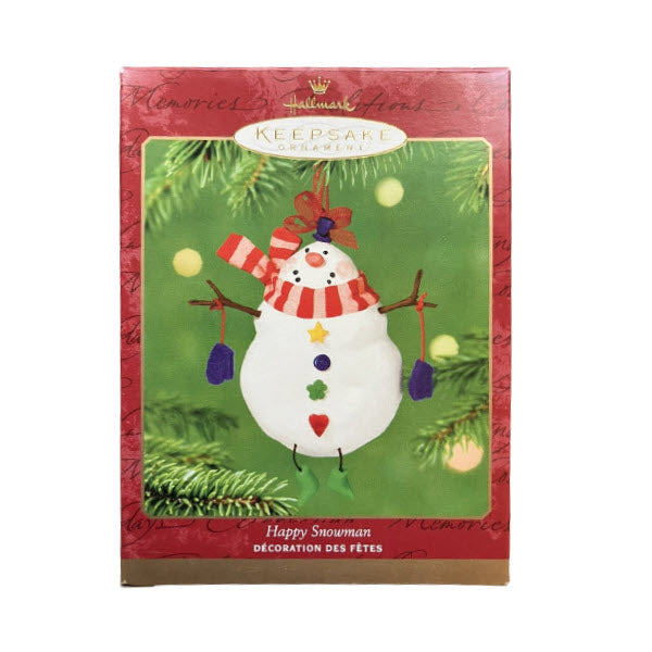 2001 Happy Snowman Hallmark Ornament (Snowman) QX8942