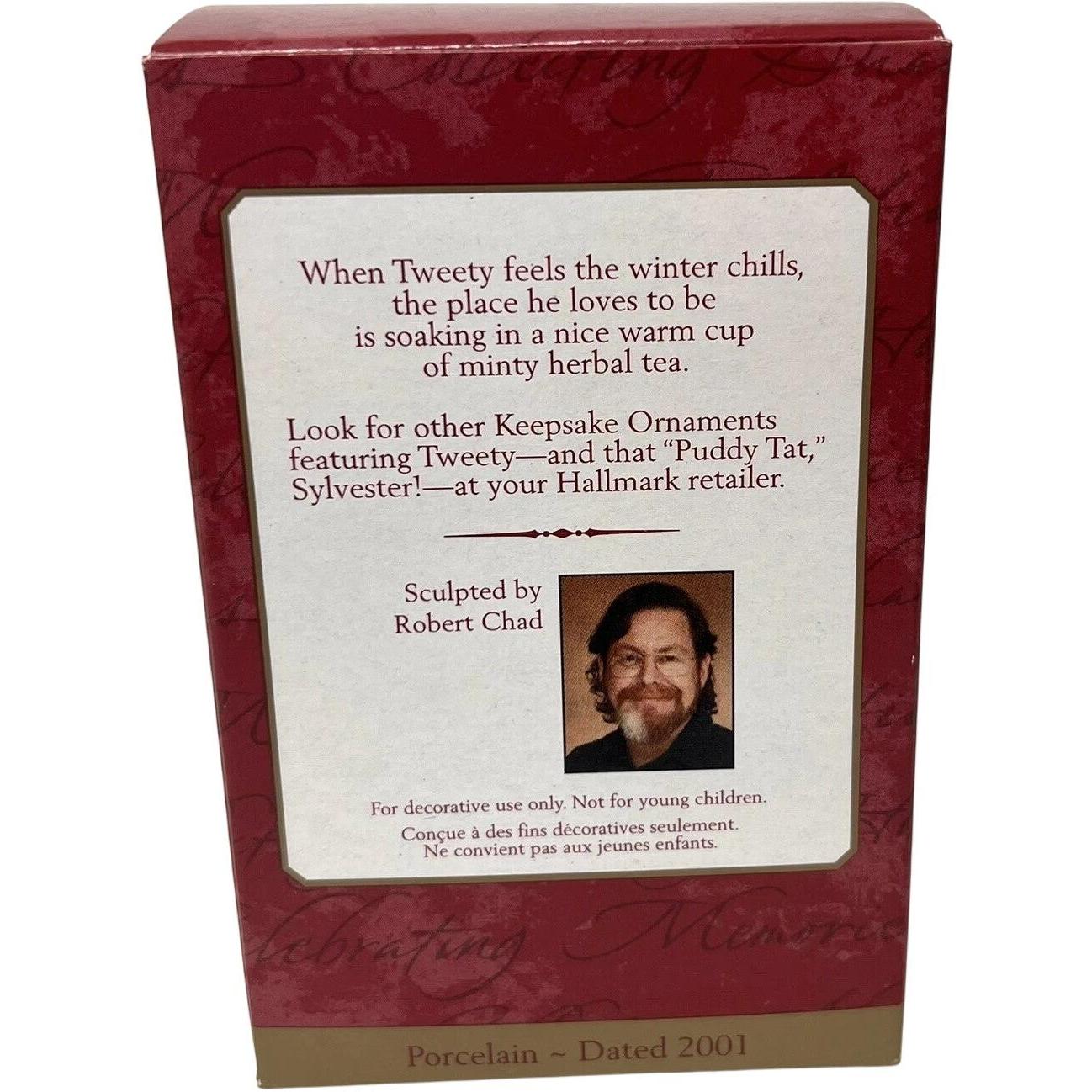 2001 Holiday Spa Tweety Hallmark Ornament (Looney Tunes) QX6945