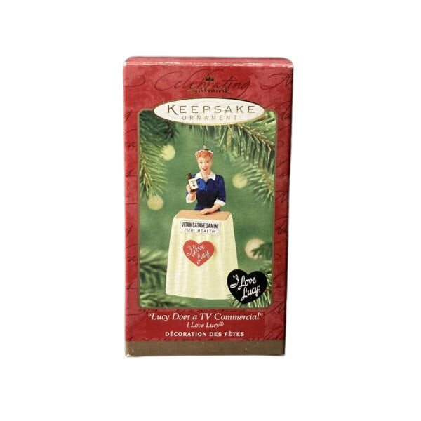 2001 Lucy Does a TV Commercial Hallmark Ornament (I Love Lucy) QX6862