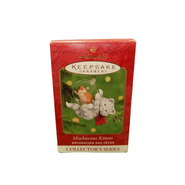 2001 Mischievous Kittens Hallmark Ornament (Mischievous Kittens) QX8025