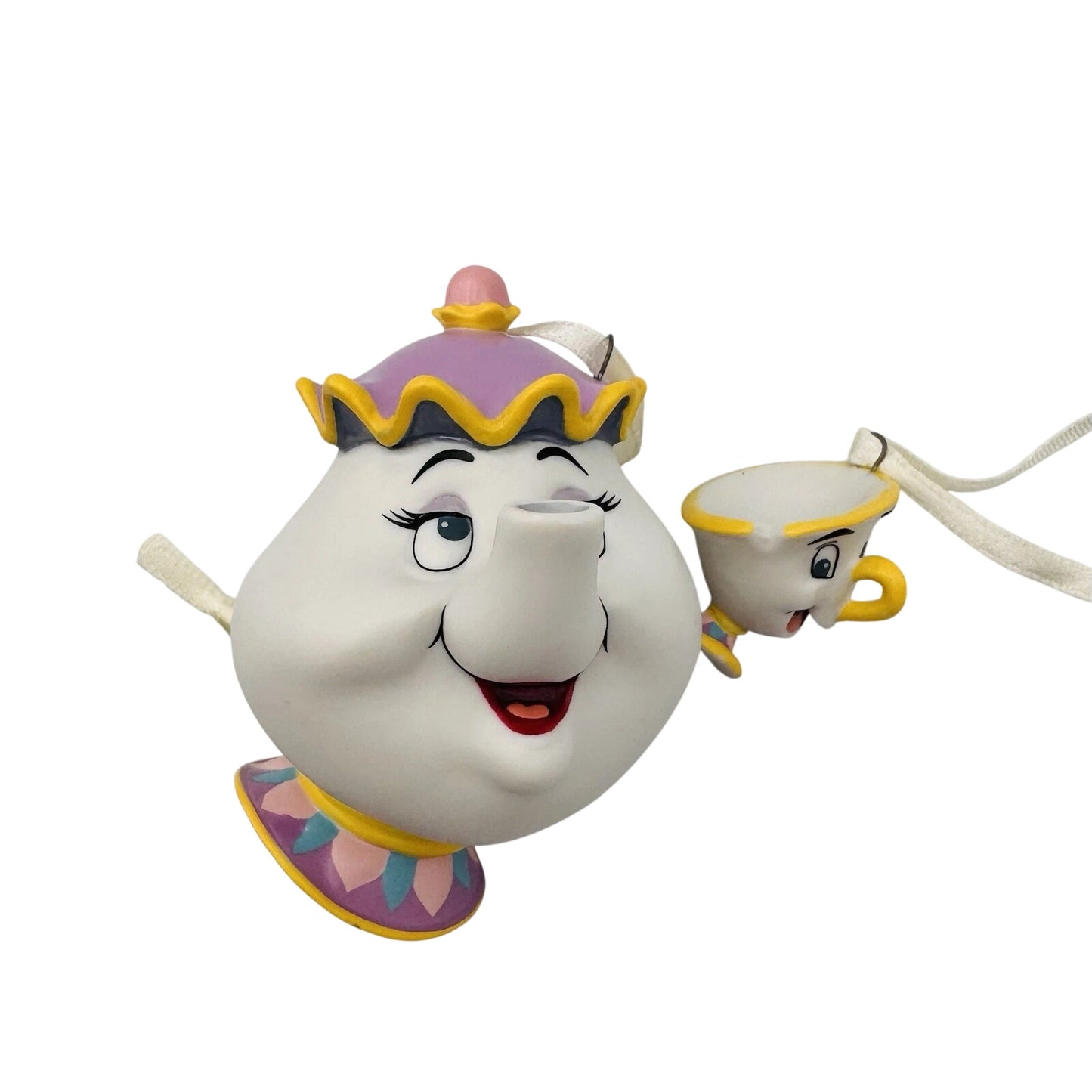 2001 Mrs. Potts and Chip Hallmark Ornament (Beauty and the Beast) QXD4165