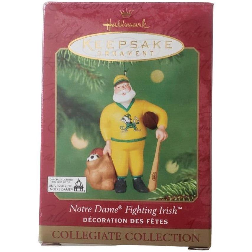 2001 Notre Dame Fighting Irish Hallmark Ornament (College Sports) QSR2145