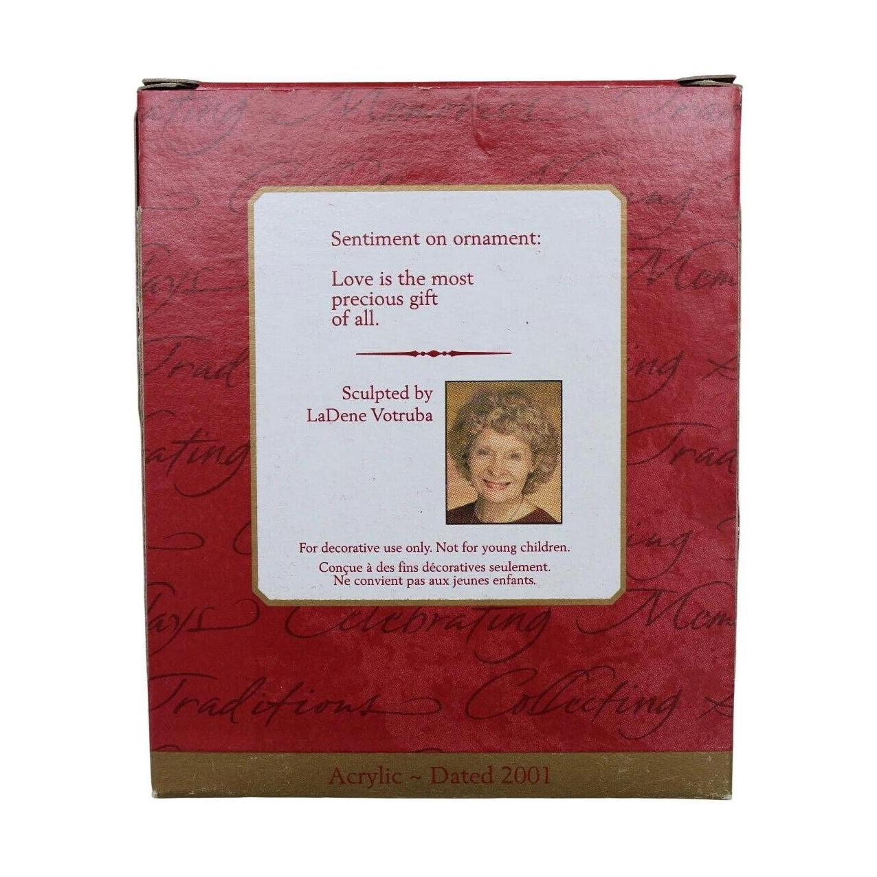 2001 Our First Christmas Together Hallmark Ornament (Acrylic) QX3162
