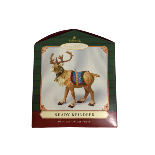 2001 Ready Reindeer Hallmark Ornament (The Night Before Christmas) QX8295