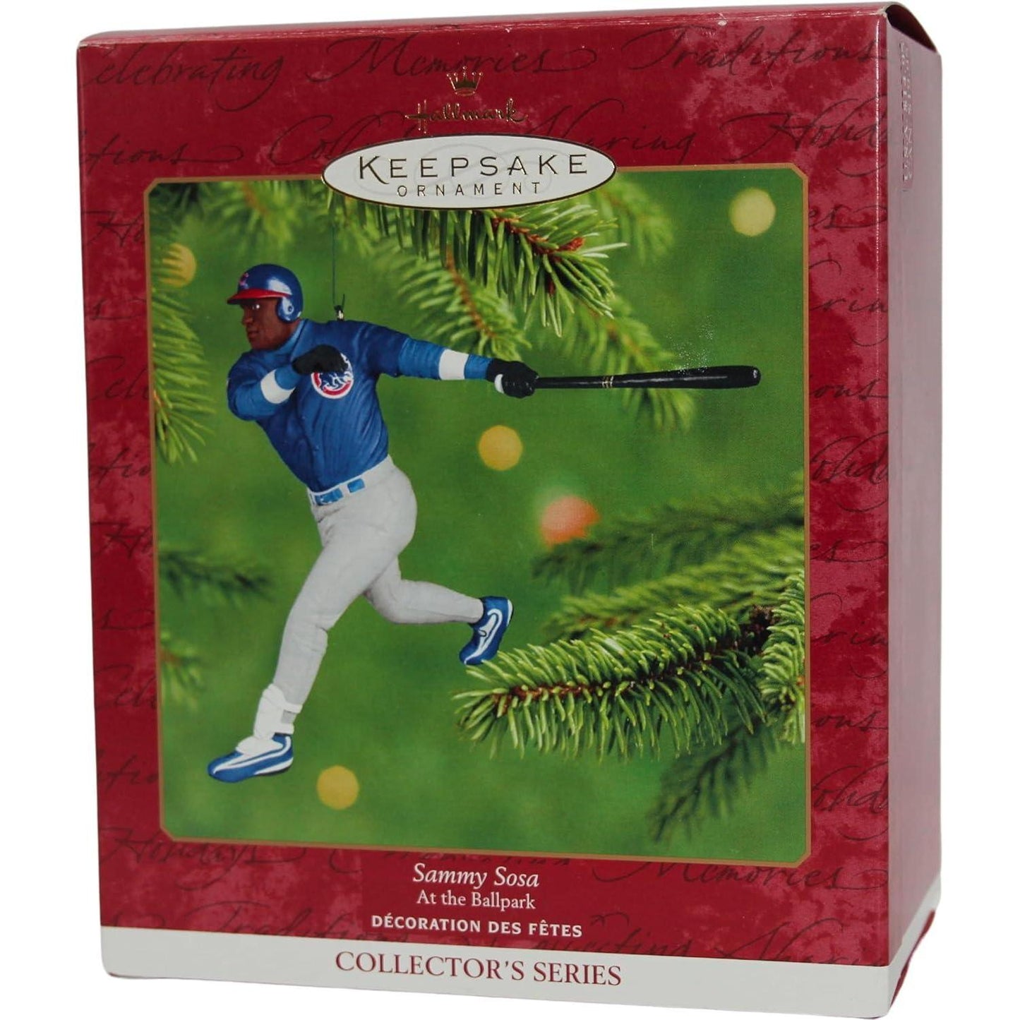 2001 Sammy Sosa Hallmark Ornament (At the Ballpark) QXI6375