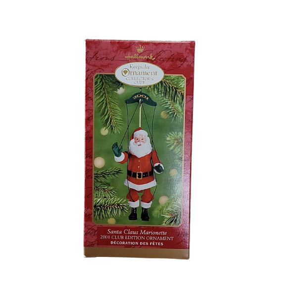 2001 Santa Claus Marionette Hallmark Ornament (Santa Claus) QXC4525