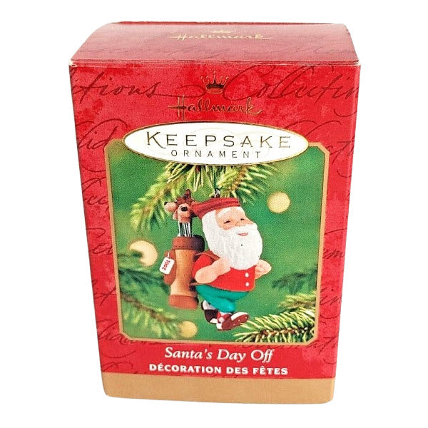 2001 Santa's Day Off Hallmark Ornament (Golf) QX2872
