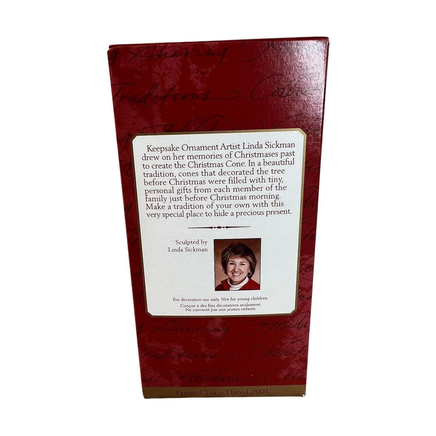 2001 The Christmas Cone Hallmark Ornament (Time Capsule) QX8875