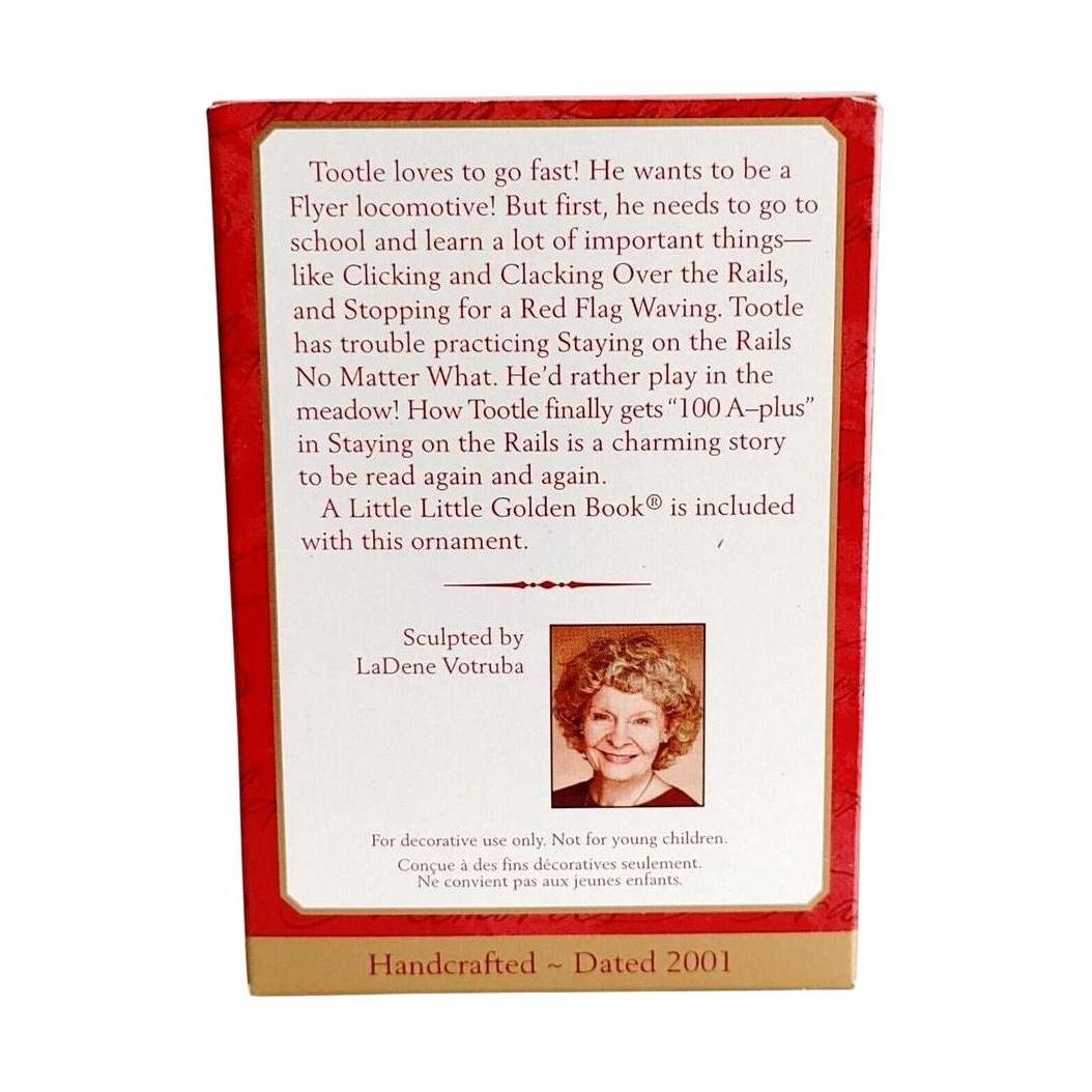 2001 Tootle the Train Hallmark Ornament (Little Golden Books) QX6052