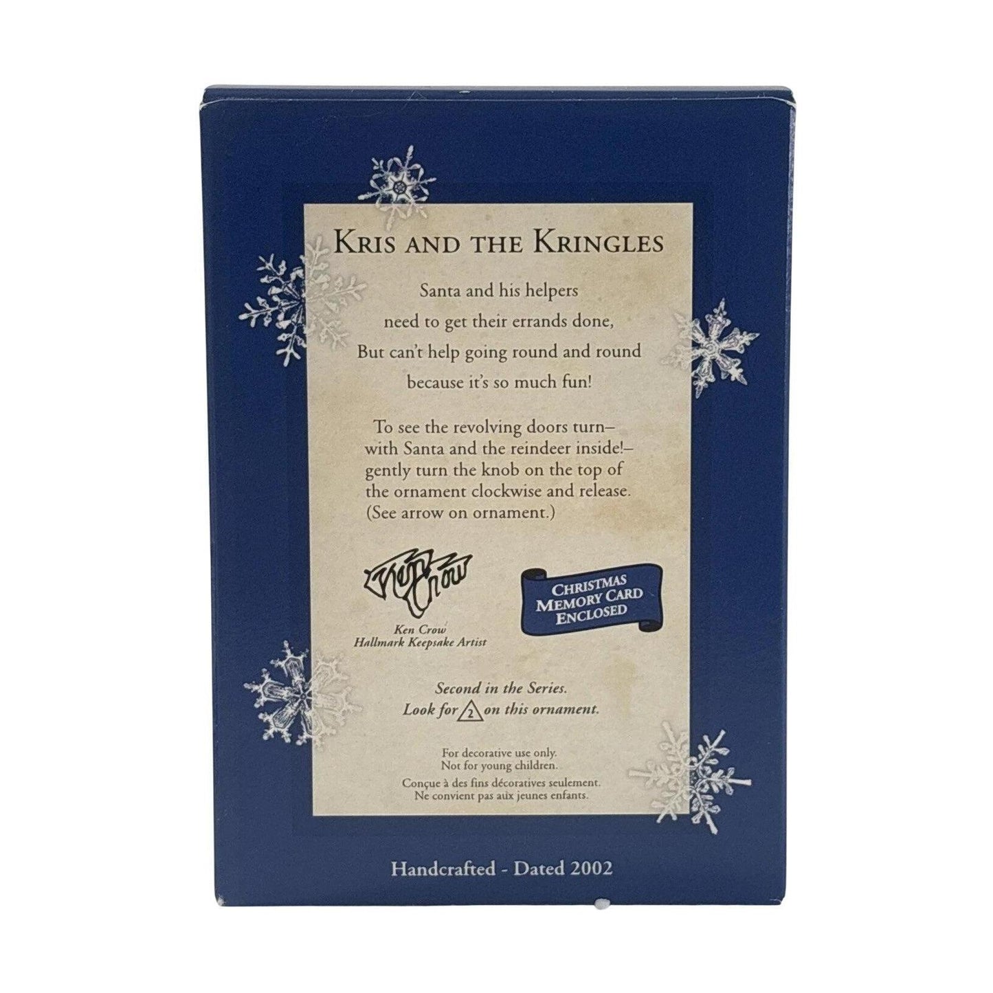 2002 Kris and The Kringles Hallmark Ornament (Kris and The Kringles) QX8173