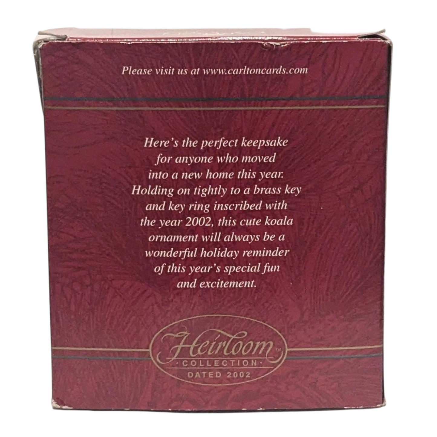 2002 New Home Carlton Cards Ornaments (New Home) CXOR-011G