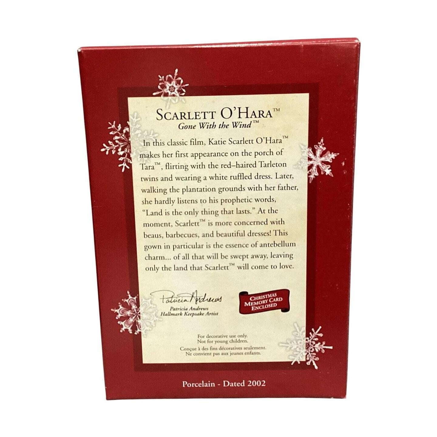 2002 Scarlett O'Hara Hallmark Ornament (Gone with the Wind) QX8253