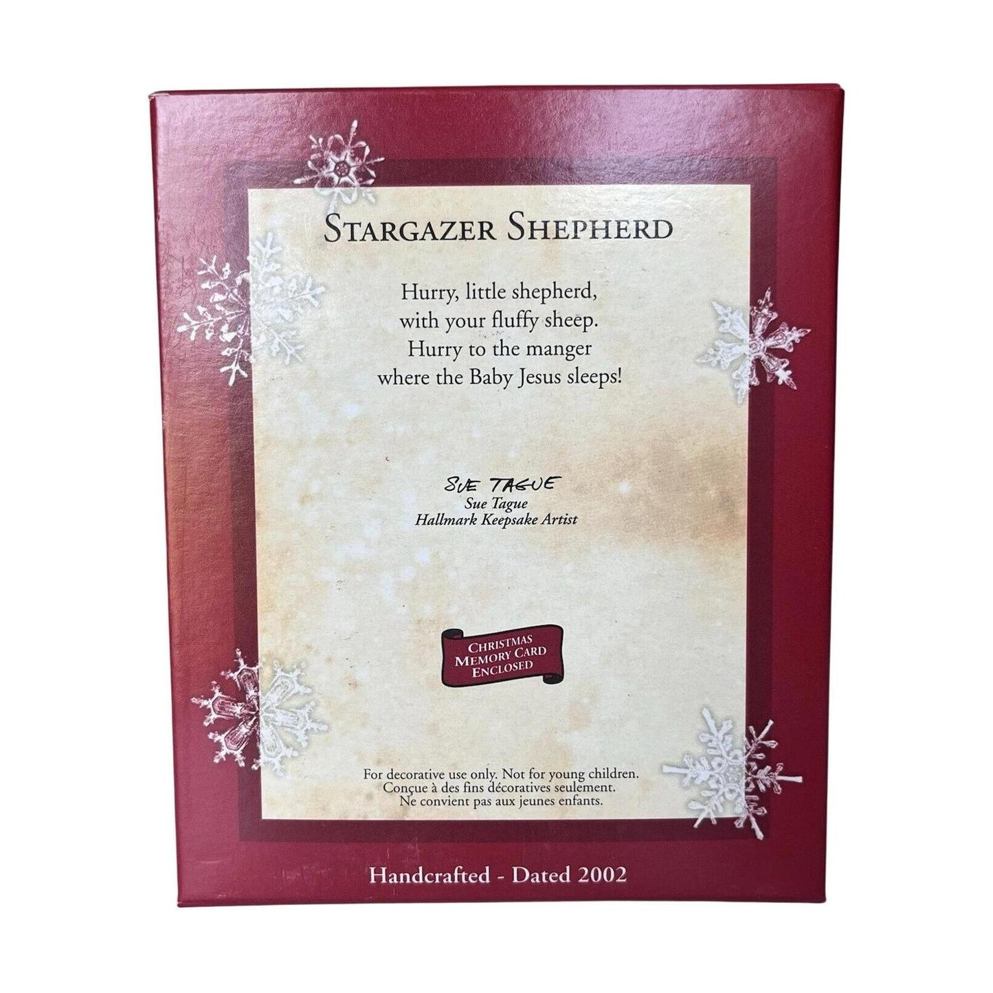 2002 Stargazer Shepherd Hallmark Ornament (Shepherd) QX2836