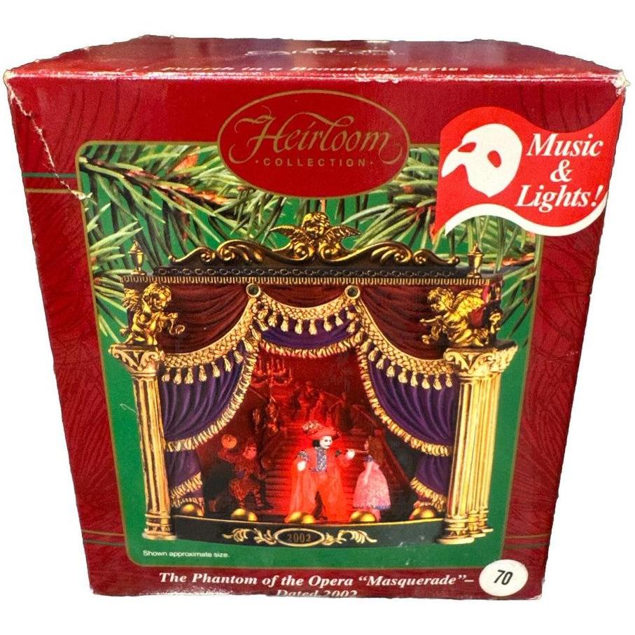 2002 The Phantom of the Opera “Masquerade” Carlton Cards Ornaments (Music) CXOR-089G