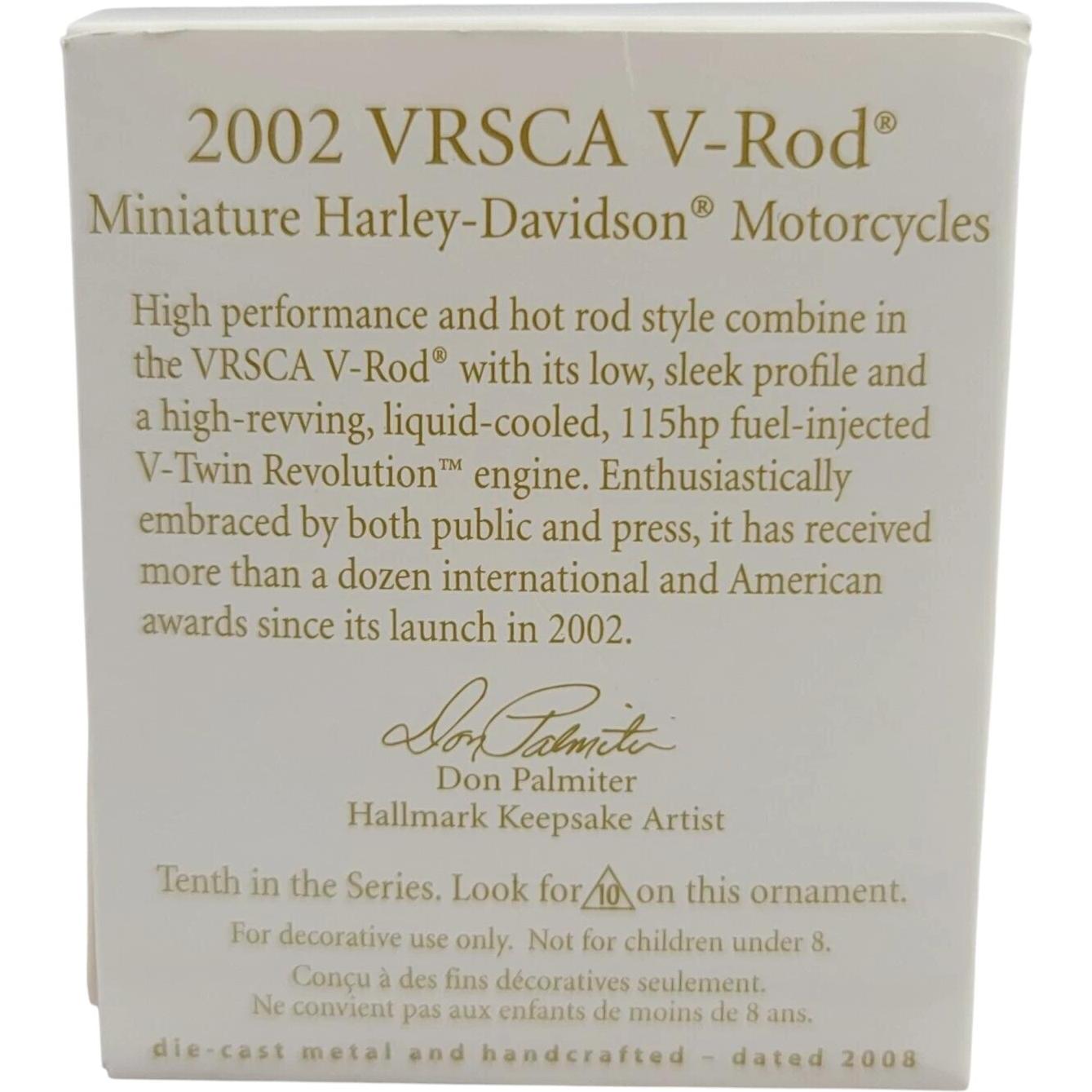 2002 VRSCA V-Rod Hallmark Ornament (Harley-Davidson) QXM2034