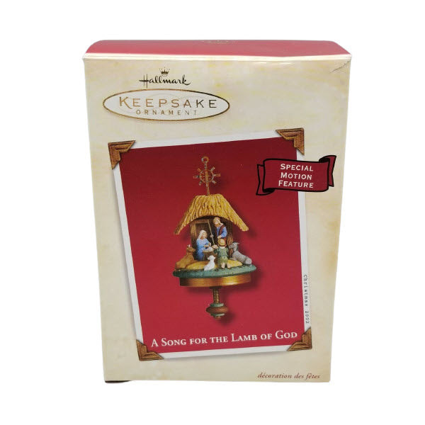 2002 A Song For The Lamb of God Hallmark Ornament (Jesus) QX8376