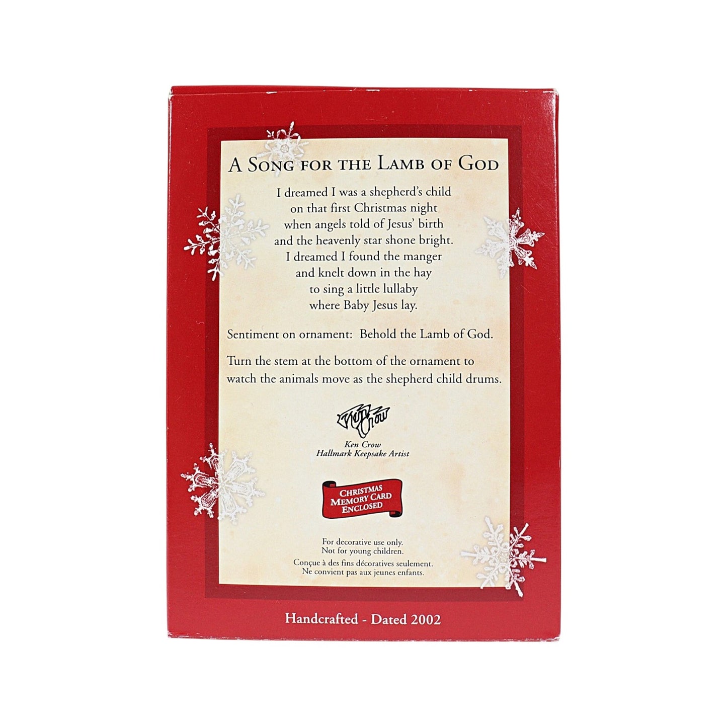 2002 A Song For The Lamb of God (Jesus)