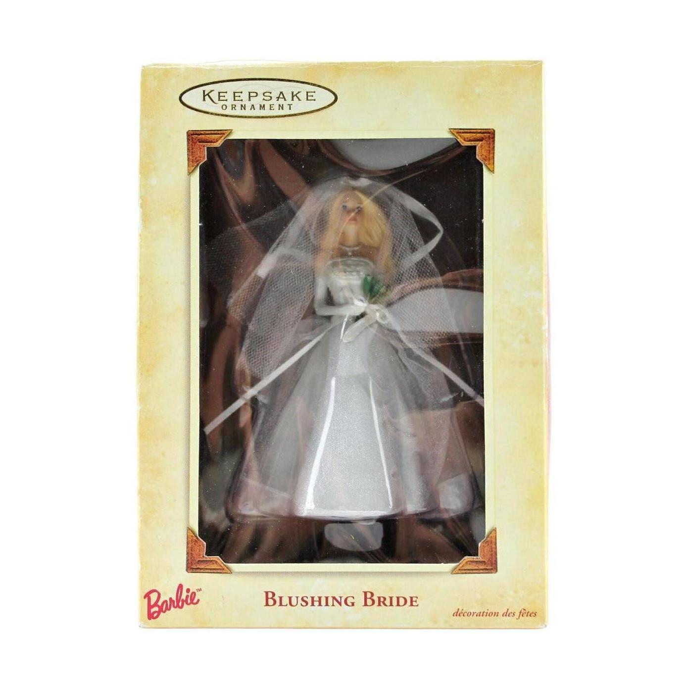 2002 Blushing Bride Hallmark Ornament (Barbie) QXI5323