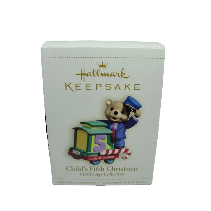 2002 Child's Fifth Christmas Hallmark Ornament (Child's Age Collection) QXG2906
