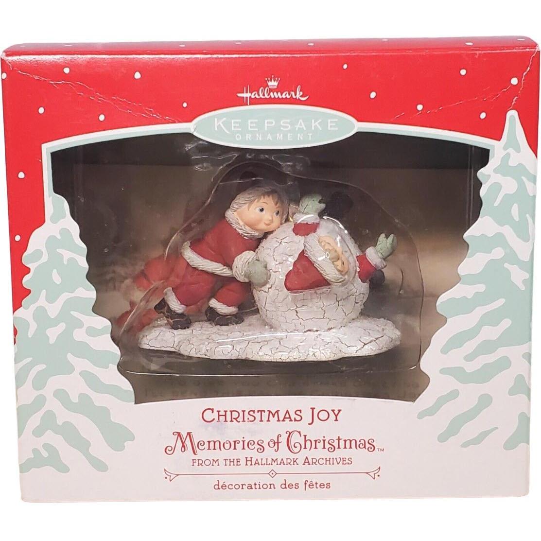 2002 Christmas Joy Hallmark Ornament (Memories of Christmas) QP1413