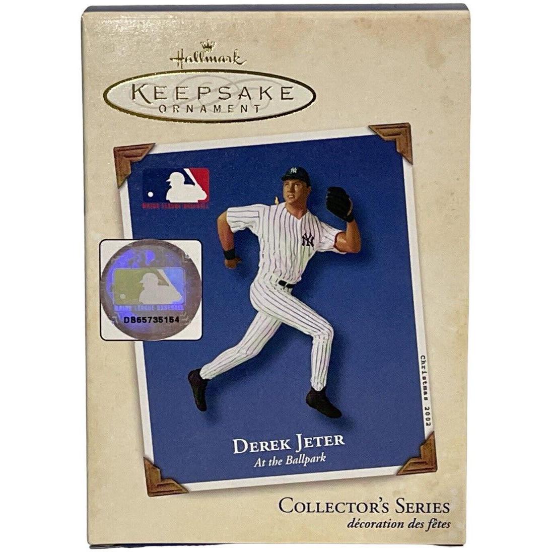 2002 Derek Jeter Hallmark Ornament (At the Ballpark) QXI5242