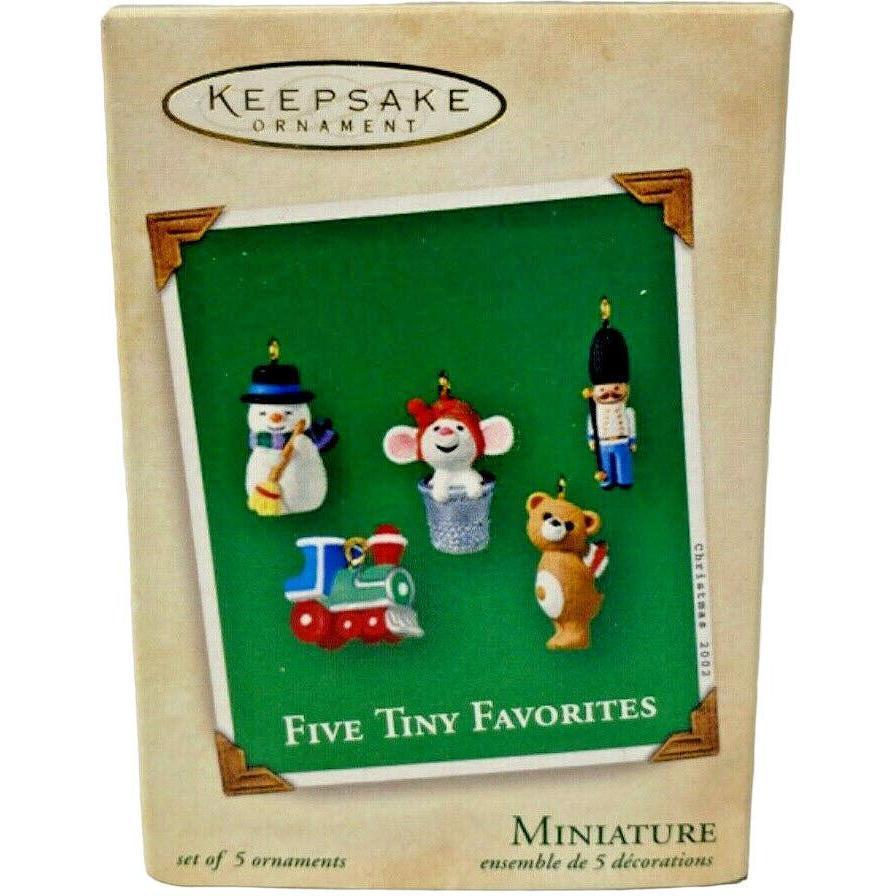 2002 Five Tiny Favorites Hallmark Ornament (Santa's Big Night) QXM4566