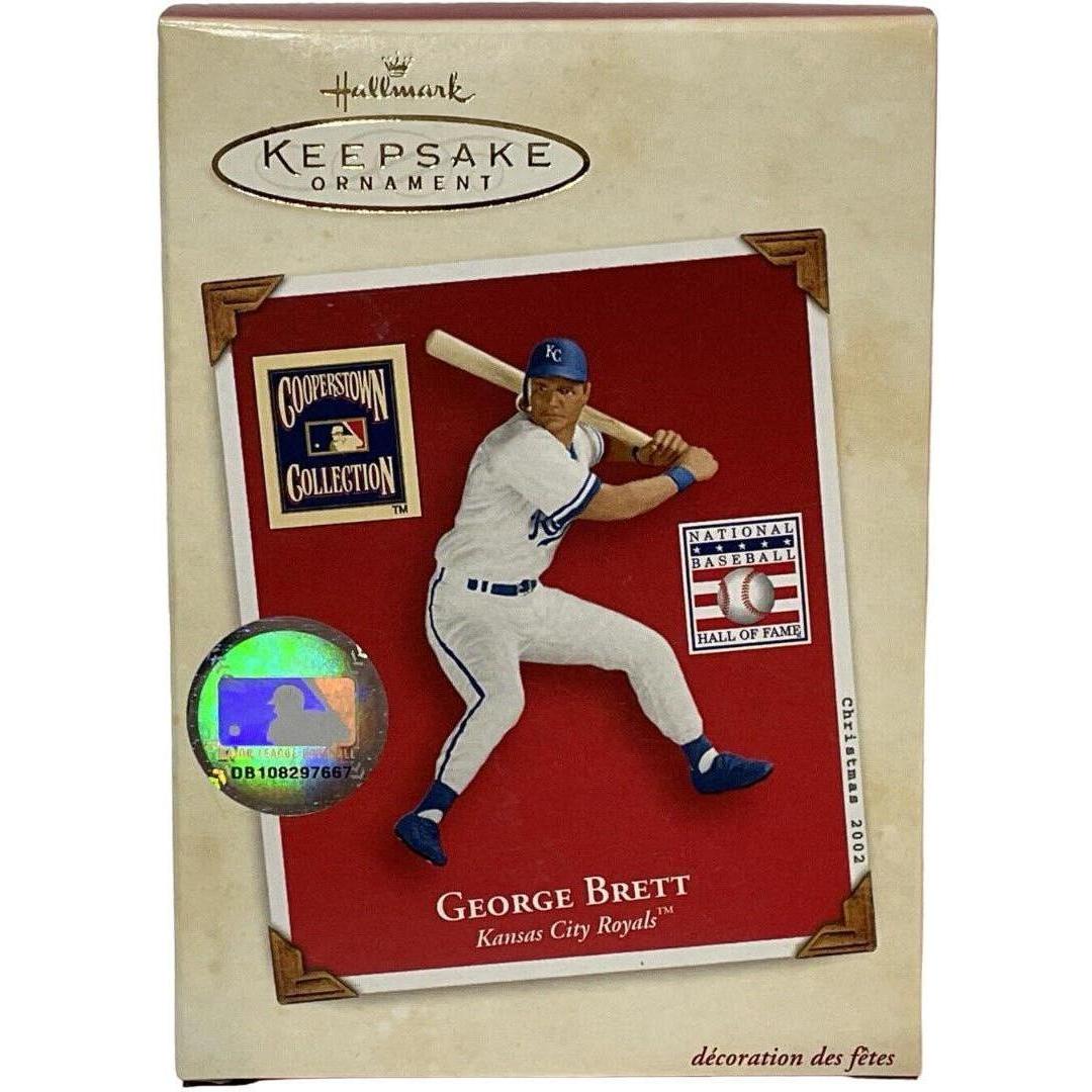 2002 George Brett, Kansas City Royals Hallmark Ornament (At the Ballpark) QXI5296
