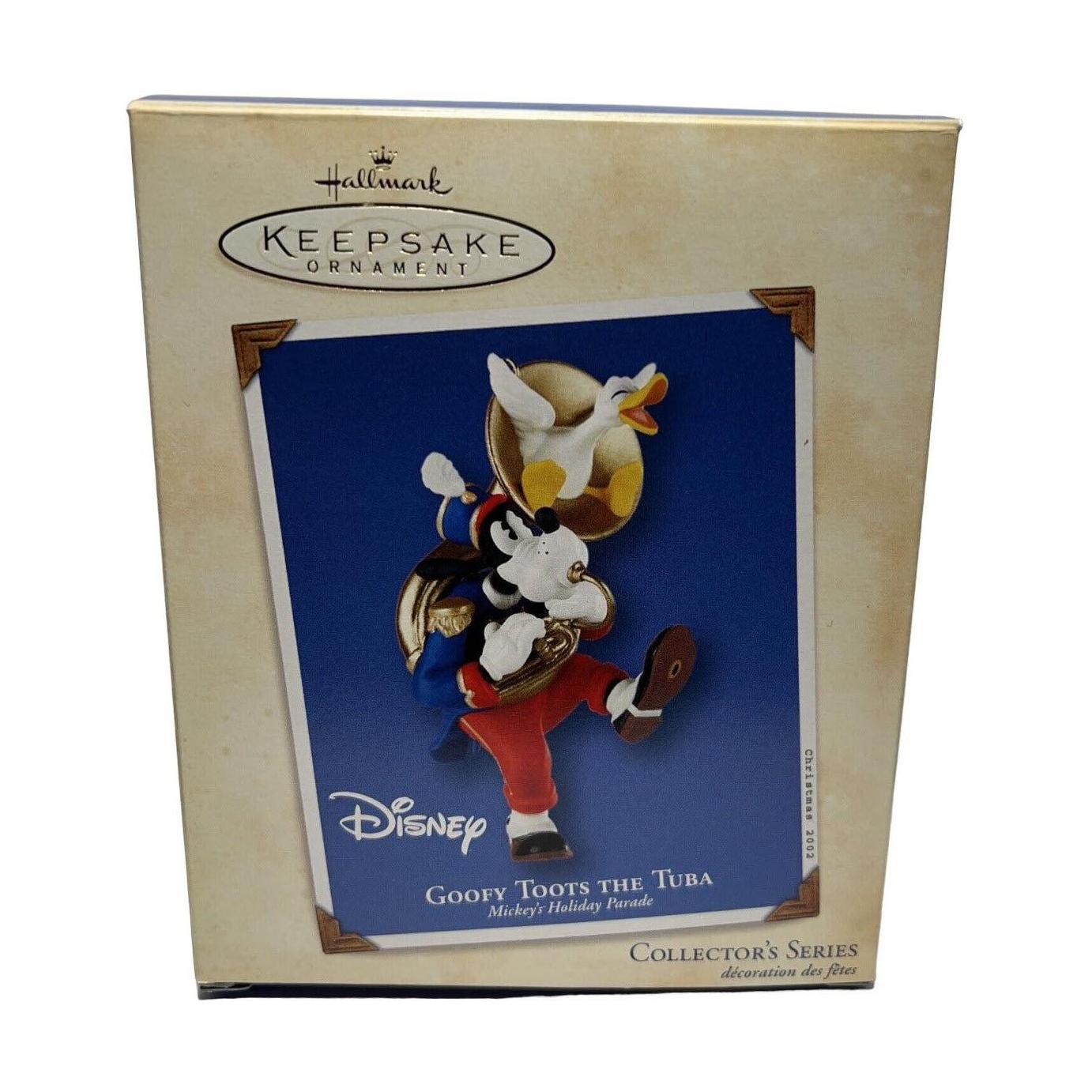 2002 Goofy Toots the Tuba Hallmark Ornament (Mickey's Holiday Parade) QXD4903