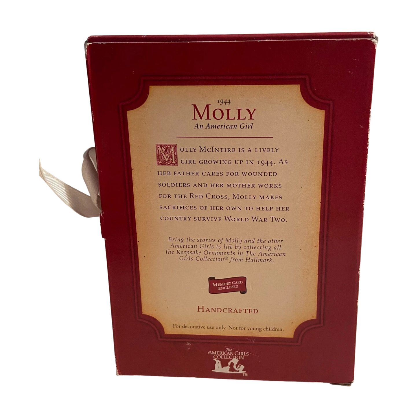 2002 Hallmark Ornament (1944) Molly an American Girl Hallmark Ornament (The American Girls Collection) QAC6409 Image8