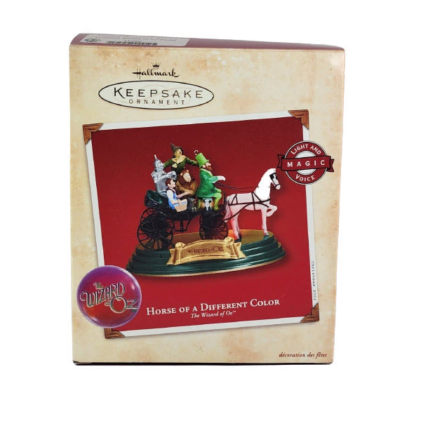 2002 Horse of a Different Color Hallmark Ornament (The Wizard of Oz) QLX7673