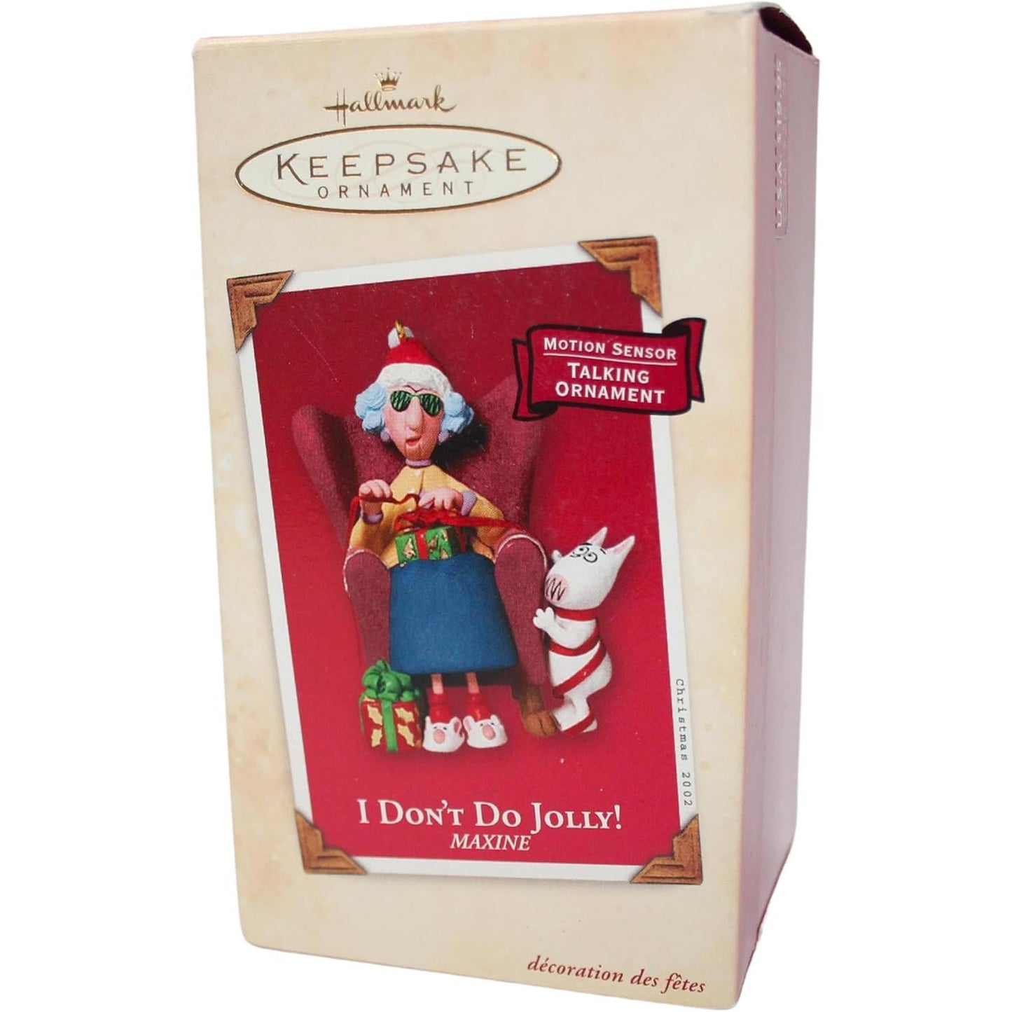 2002 I Don't Do Jolly! Hallmark Ornament (Maxine) QX2806