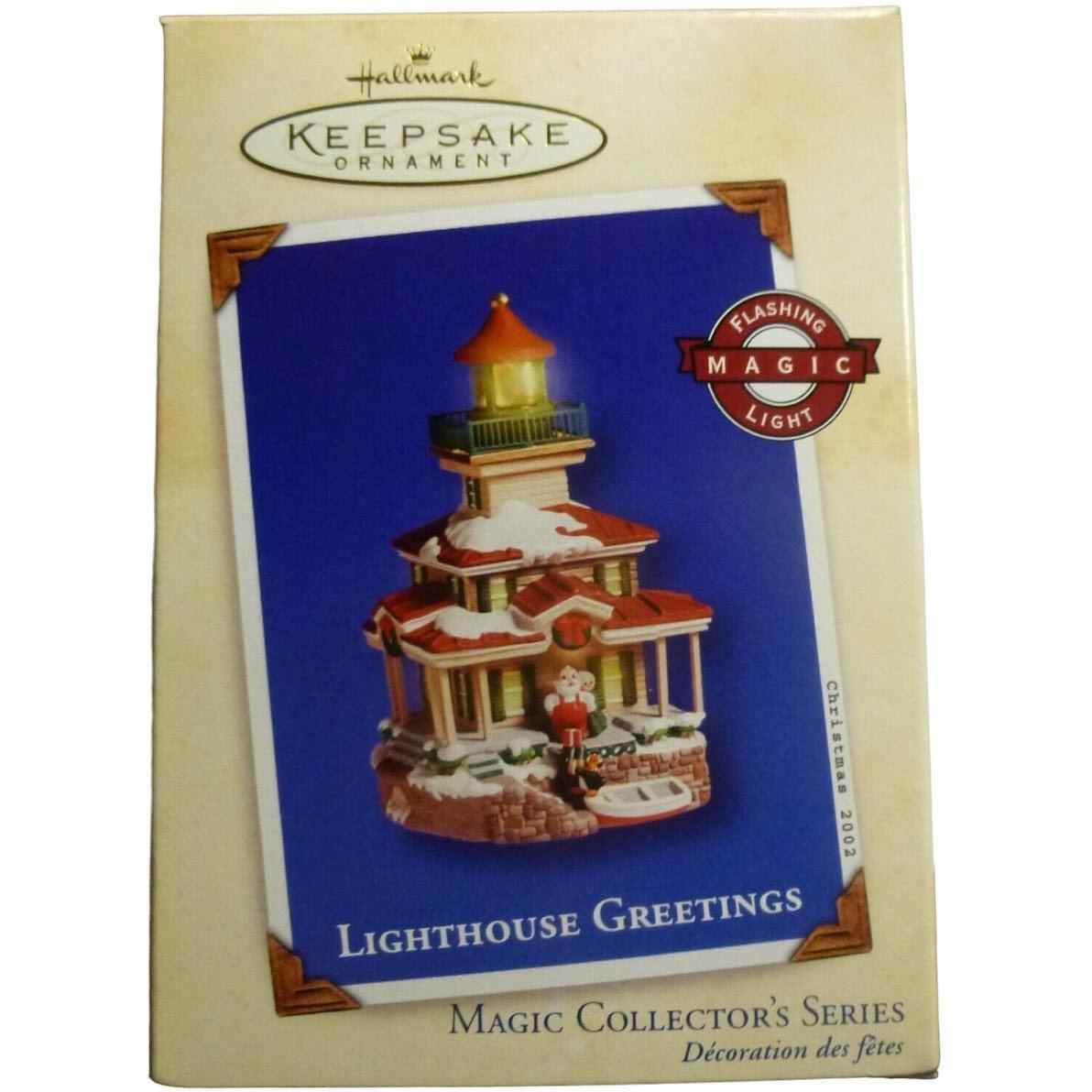2002 Lighthouse Greetings Hallmark Ornament (Lighthouse Greetings) QLX7646