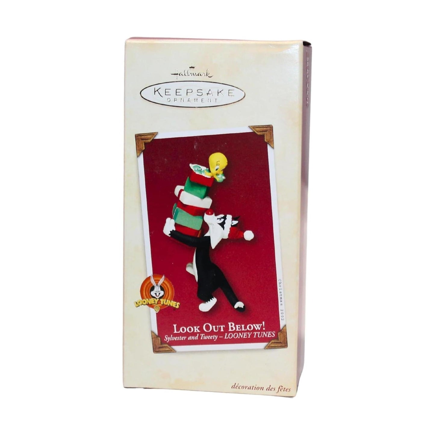 2002 Look Out Below - Sylvester & Tweety Hallmark Ornament (Looney Tunes) QX8273
