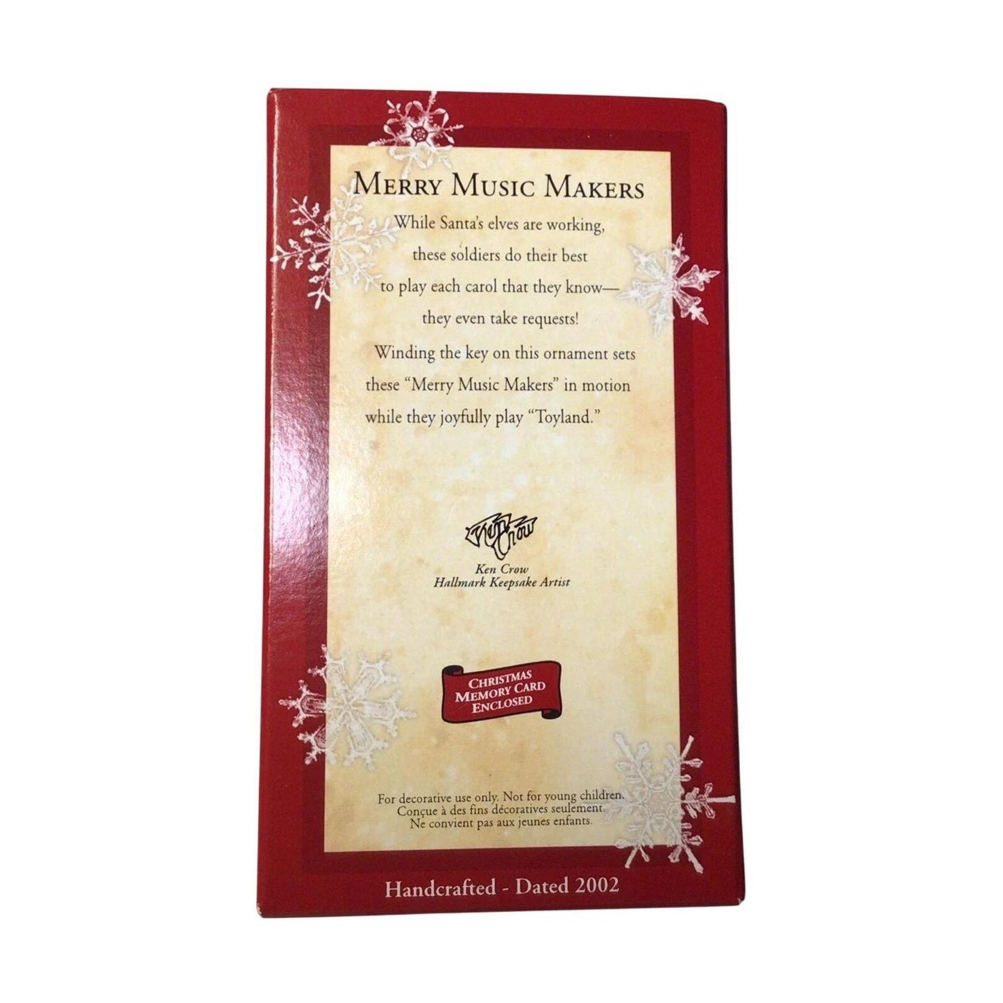 2002 Merry Music Makers Hallmark Ornament (Toys and Games) QX8523