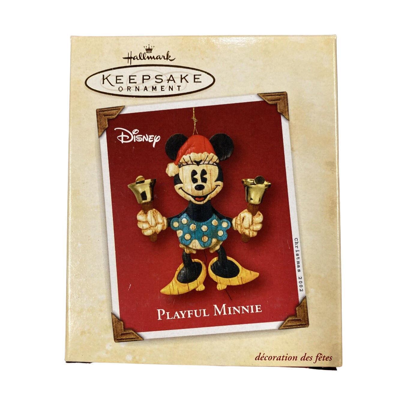 2002 Playful Minnie Hallmark Ornament (Minnie) QXD4906