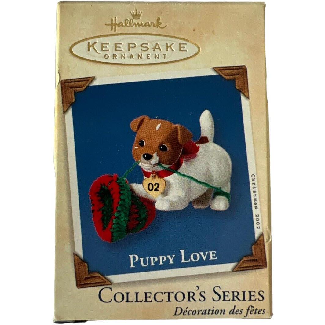 2002 Puppy Love Hallmark Ornament (Puppy Love) QX8006