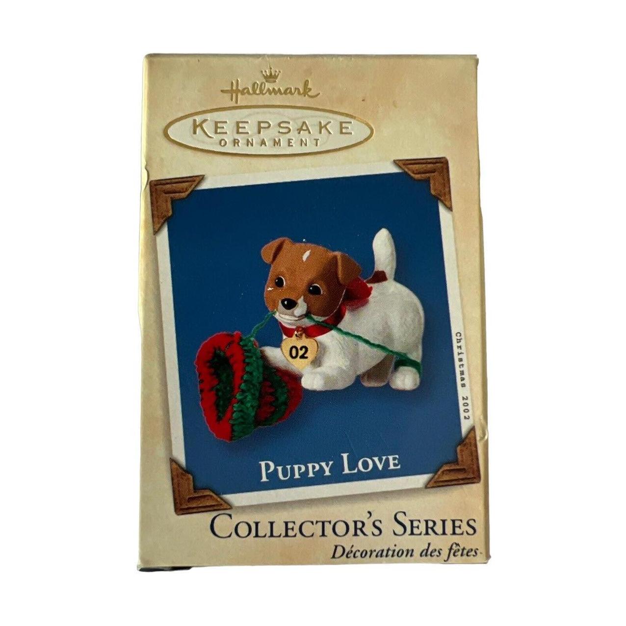 2002 Puppy Love Hallmark Ornament (Puppy Love) QX8006