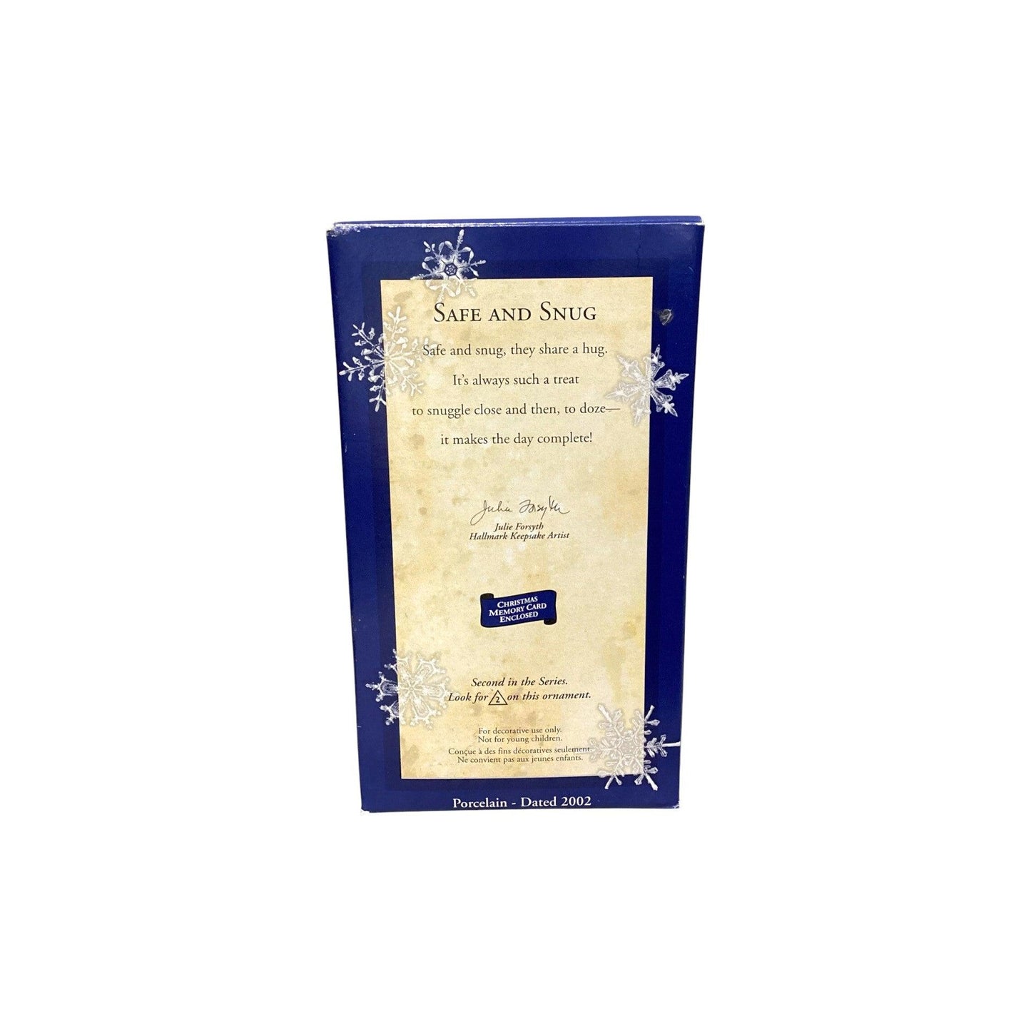 2002 Safe and Snug Hallmark Ornament (Safe and Snug) QX8036 Image7