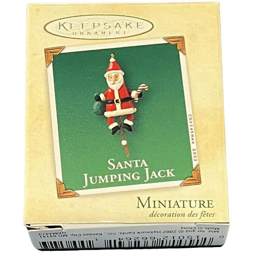 2002 Santa's Jumping Jack Hallmark Ornament (Santa Claus) QXM4473