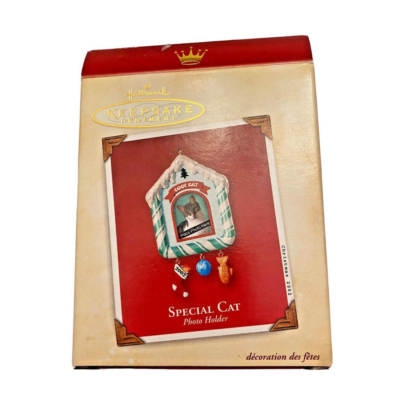 2002 Special Cat Hallmark Ornament (Photo Holder) QX2863